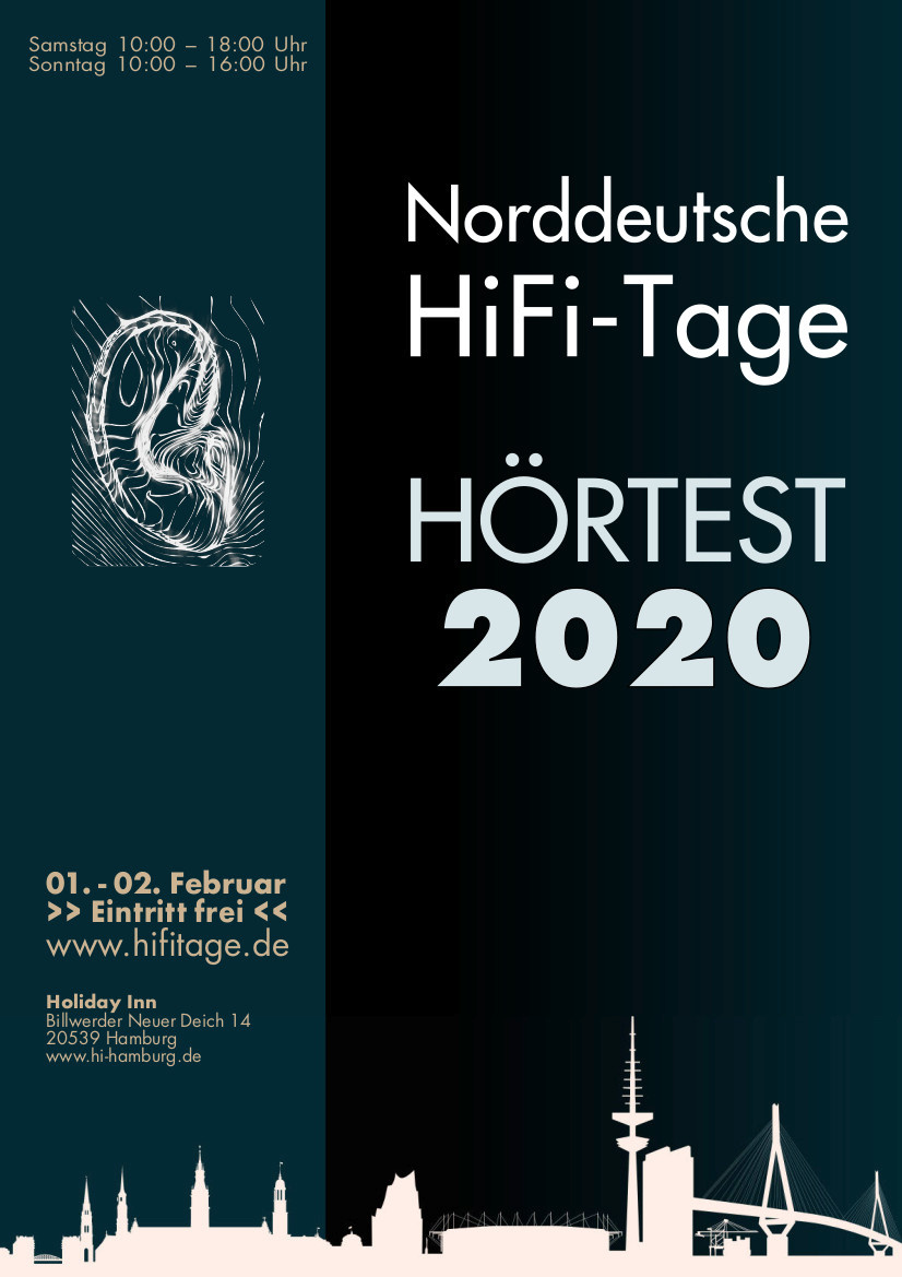 Die Norddeutschen Hifi-Tage 2020 finden, wie gewohnt, wieder im Holiday Inn Hamburg Elbbrücken statt.