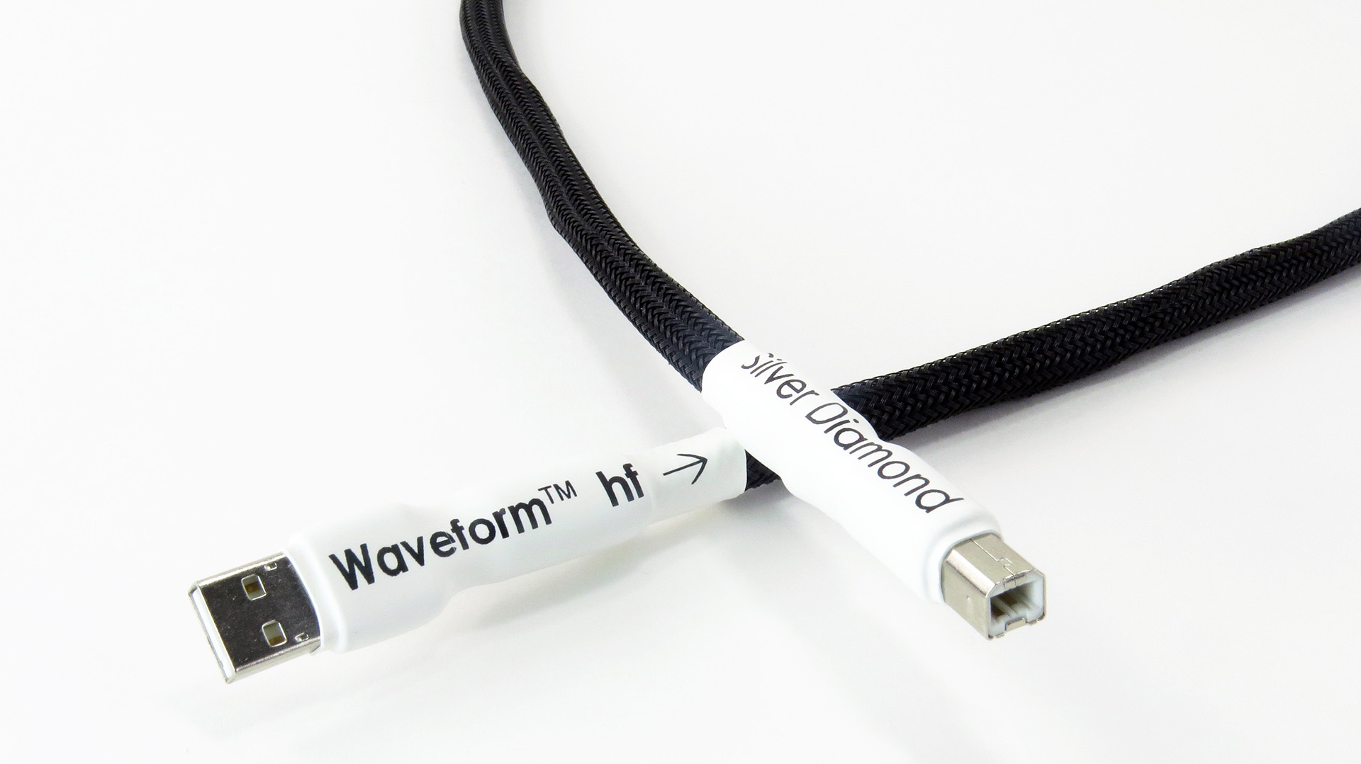 Tellurium Q | Silver Diamond | Waveform™ hf USB Cable