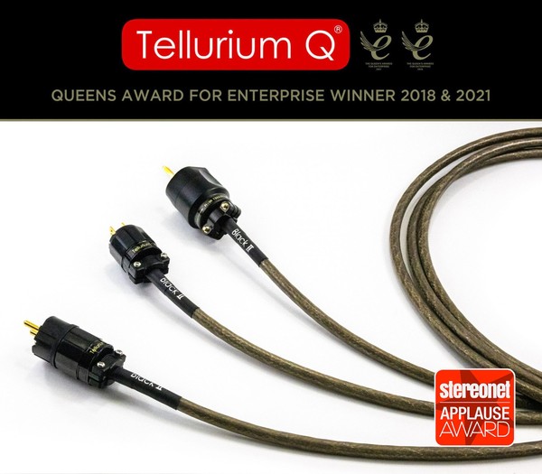 Noch ein Test - Black II Netzkabel von Tellurium Q - Stereonet Applause Award